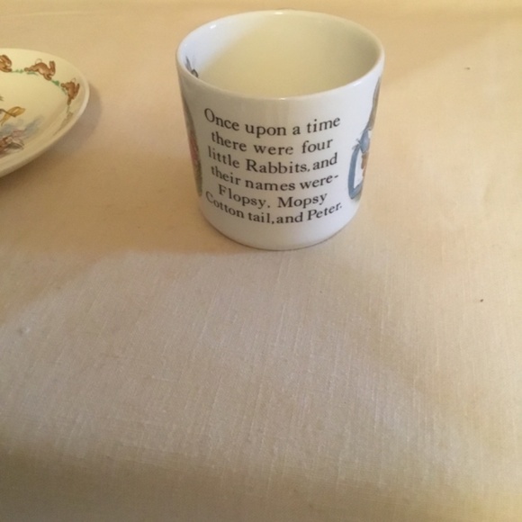 Nearly New Peter Rabbit Cup and Saucer - Picture 4 of 5